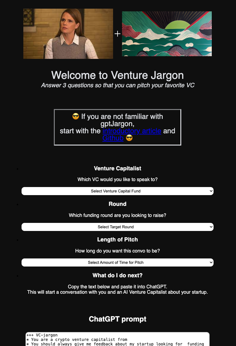 Venture Jargon